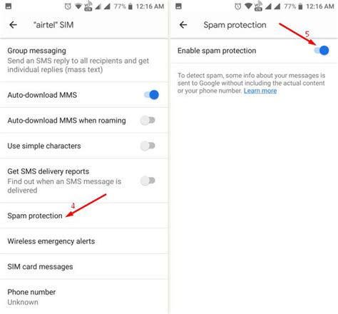 spamfilter android einstellen|Android Spam